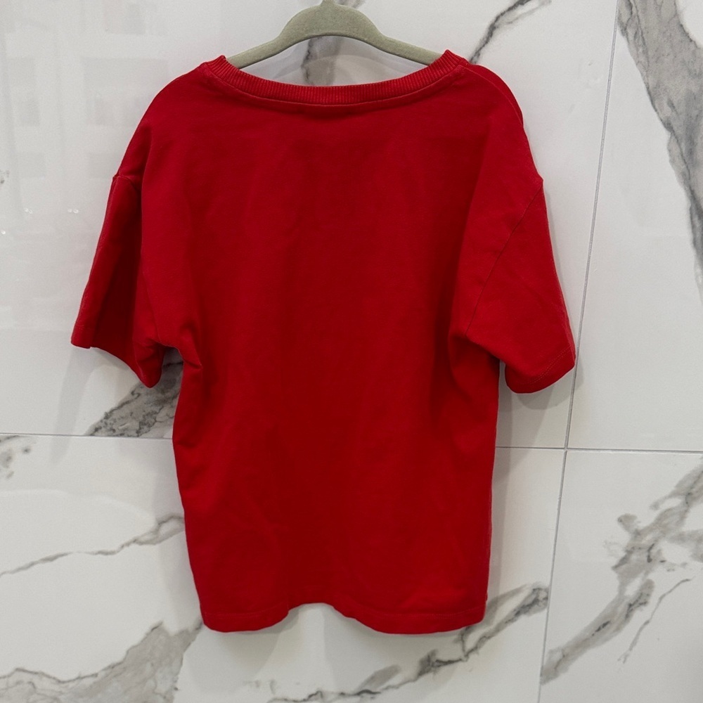 Moschino Red Teddy Bear Graphic Tee - Picture 8 of 8